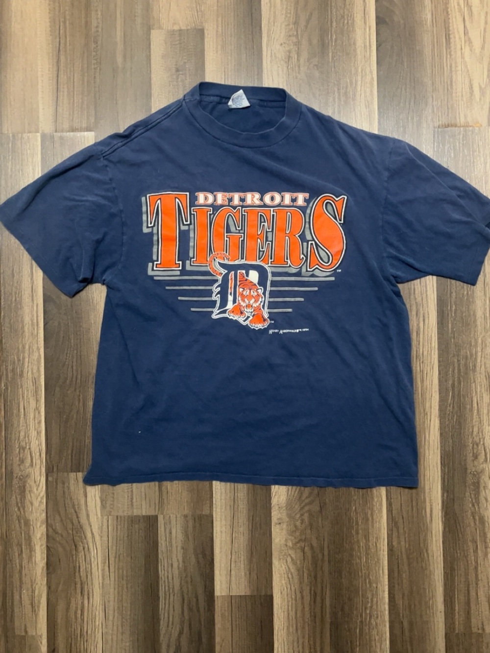 Vintage 1990s Detroit Tigers Men’s XL Blue MLB Shirt